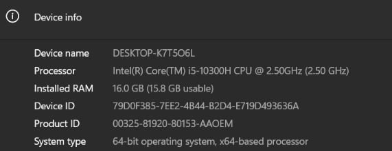 Dell xps 15 9500 - Image 2
