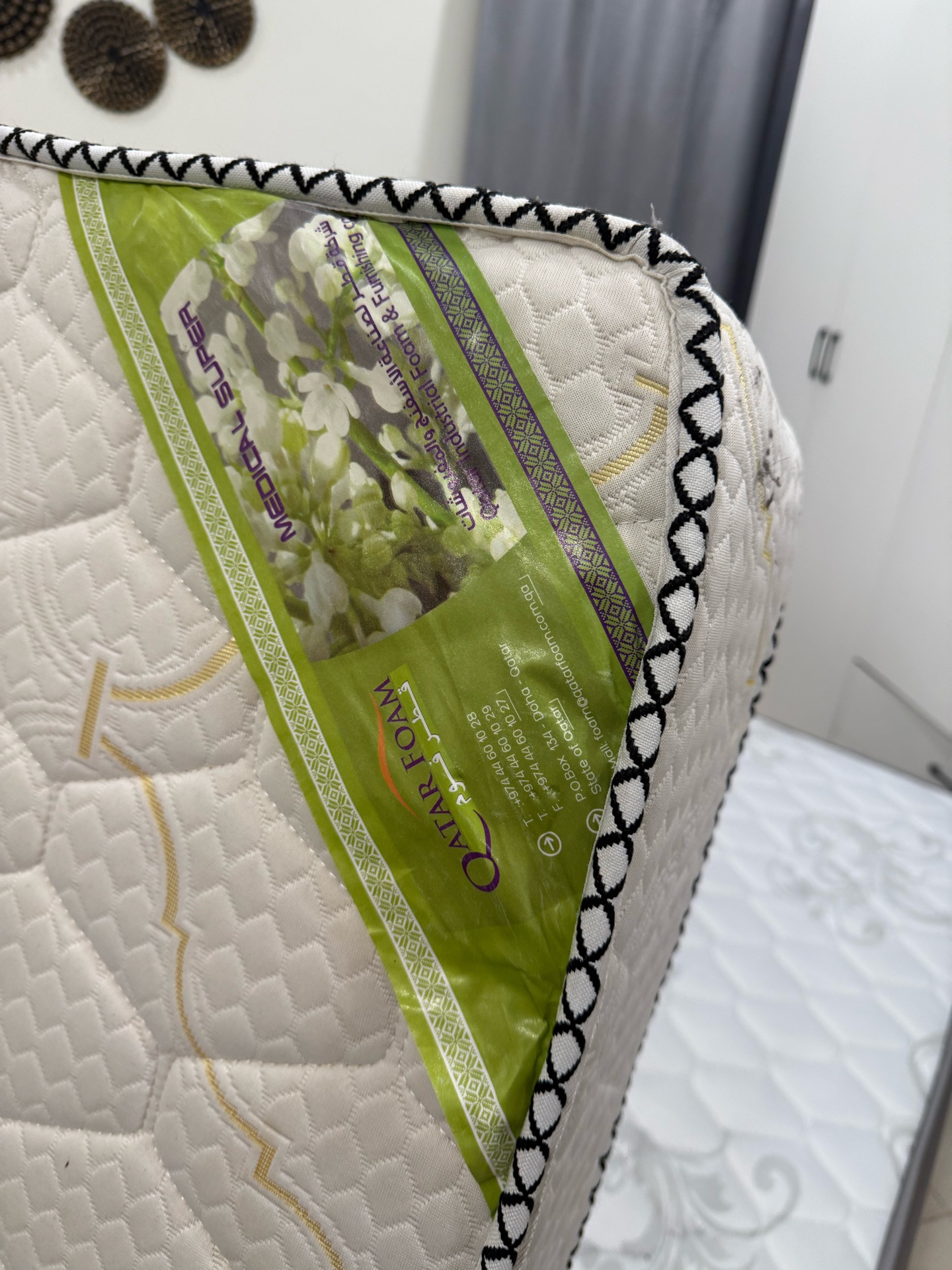 2 Bed mattresses (king & Queen), 1 small table & 2 complimentary chairs  - Image 3
