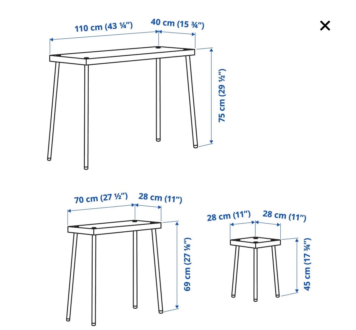 MOVING OUT SALE - IKEA NESTING TABLES - Image 4