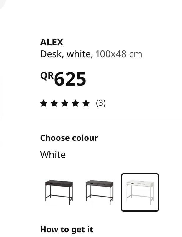 IKEA ALEX Desk - Image 4