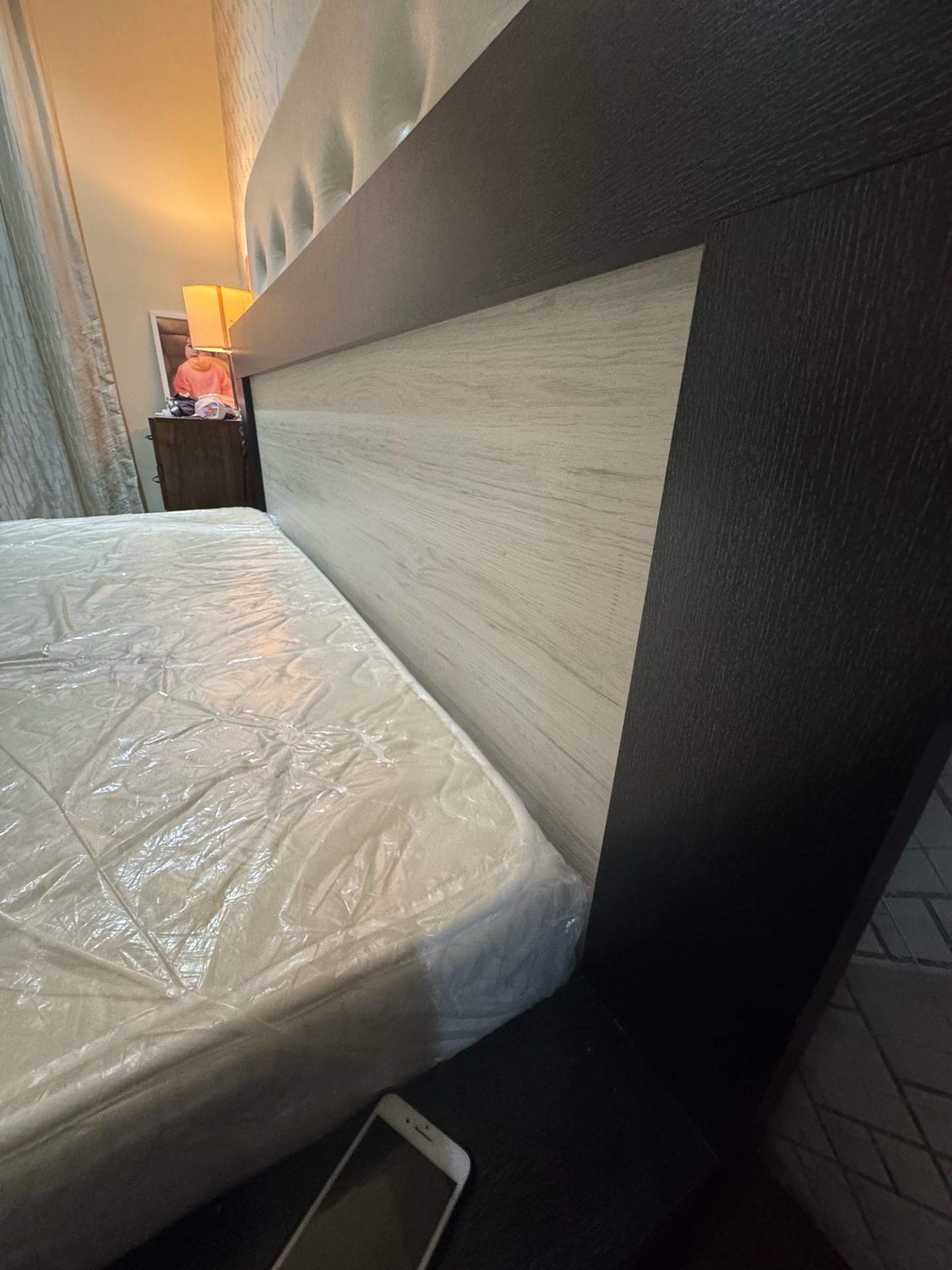 Home Center Bed with Mattress - King Size - Image 3