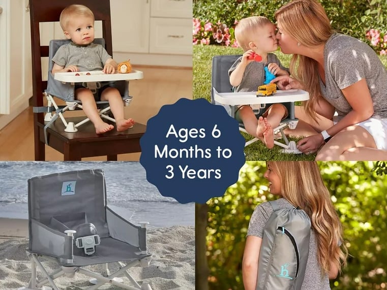 Summer Pop N Sit Folding Compact Booster Seat for Babies & Infants up to 3 years - Image 1