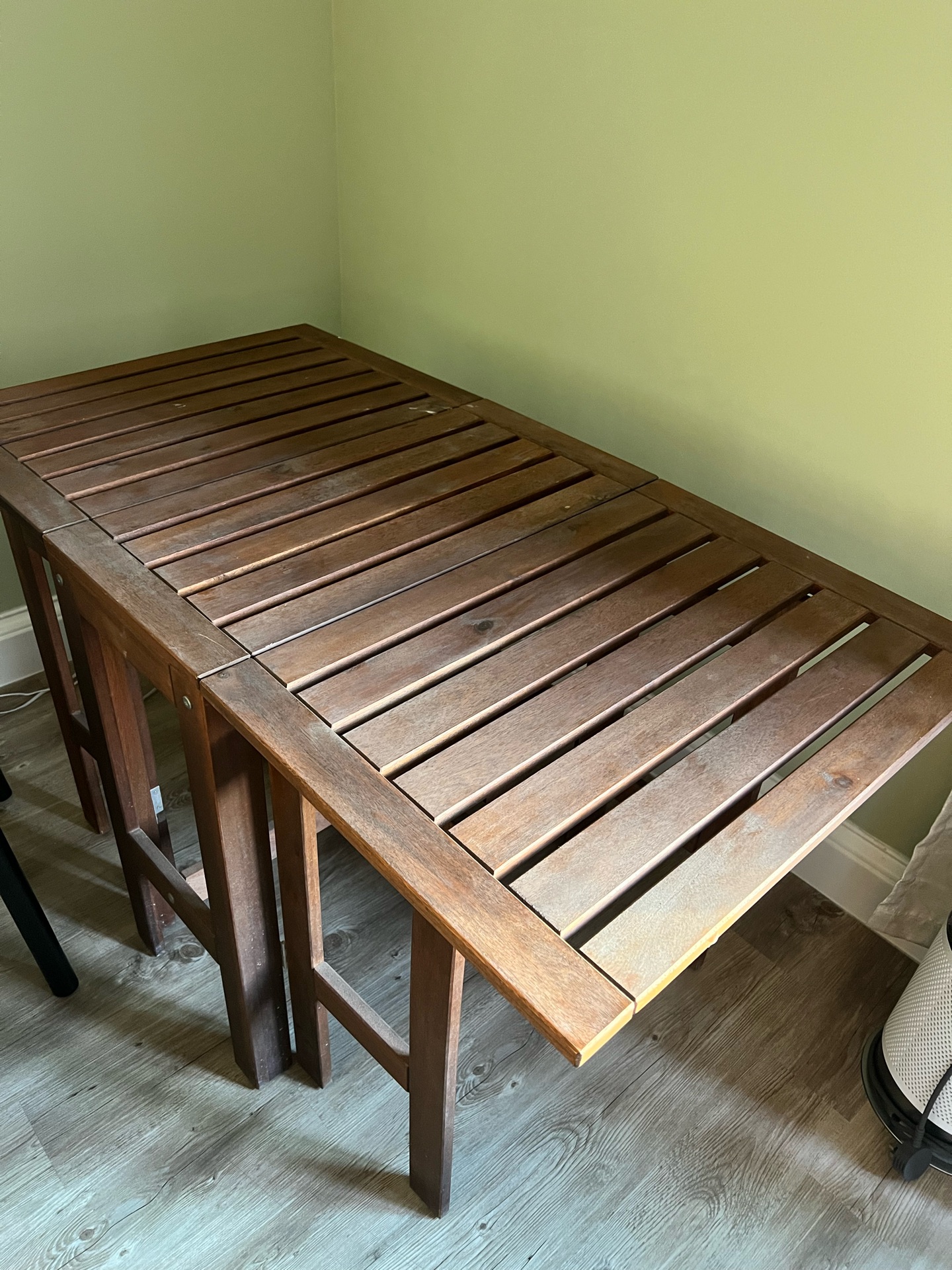 A convertable table with chairs for sale.  - Image 3