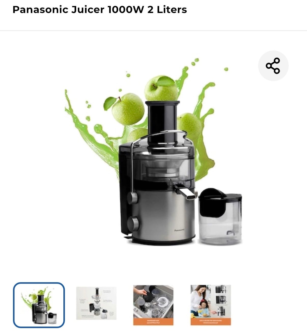 Brand New Panasonic Juicer 1000W – 2L & Philips Kettle 1.7L - SALE - Image 4
