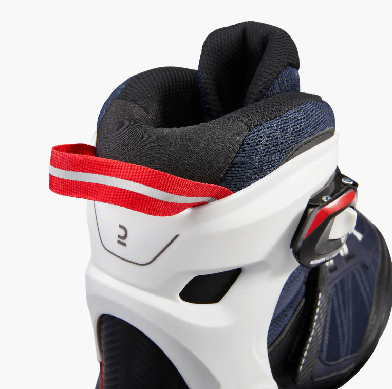 OXELO | Adult Inline Fitness Skates FIT500 - Blue/Red | Size 42 - Image 3