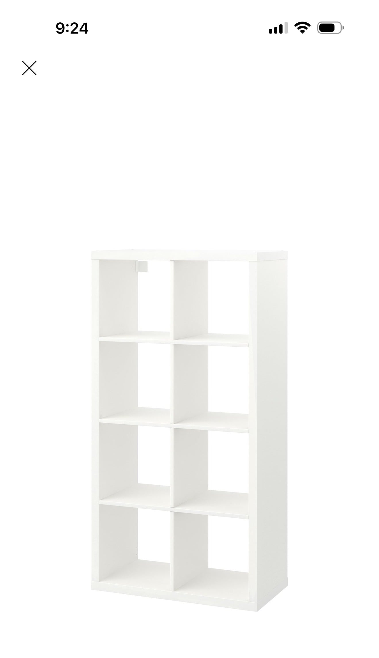 Ikea hemnes day bed and kallax rack - Image 2
