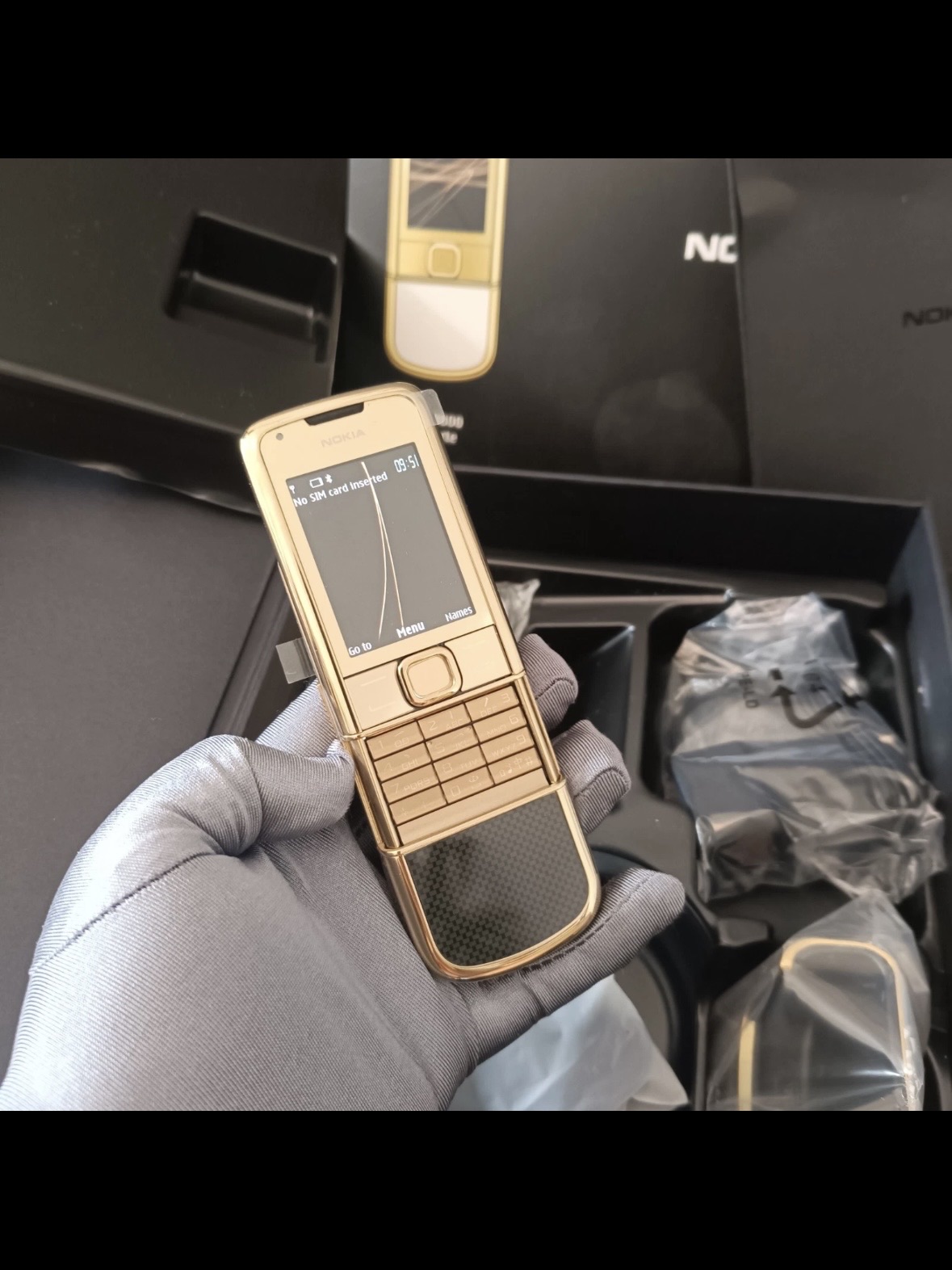 PRELOVED GENUINE NOKIA 8800 GOLD ARTE - Image 9