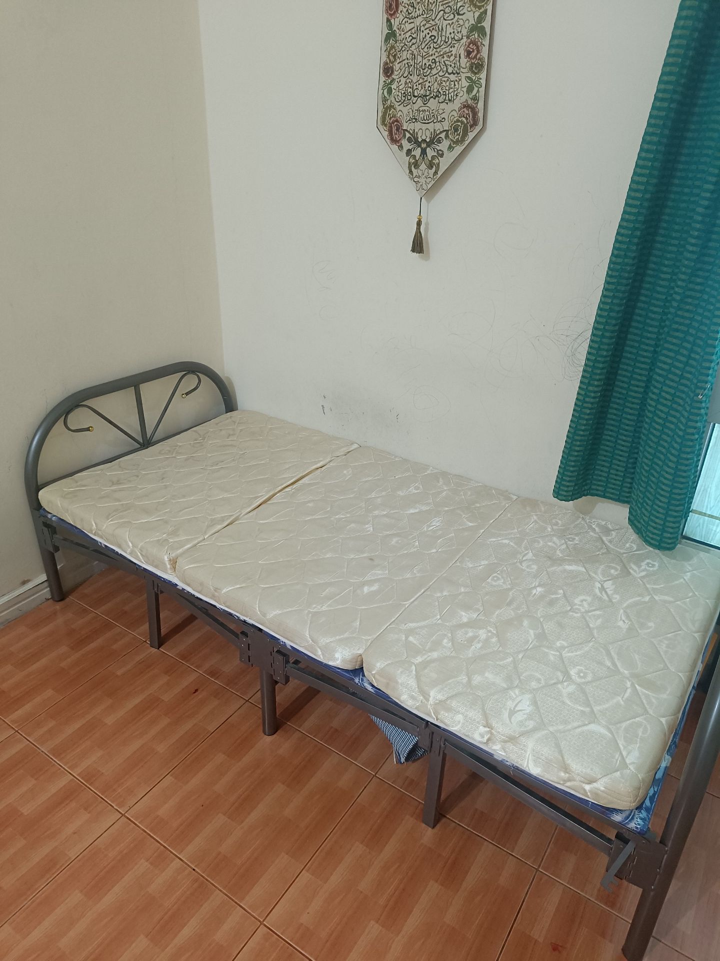 Urgent sale- foldable bed and mattress  - Image 4