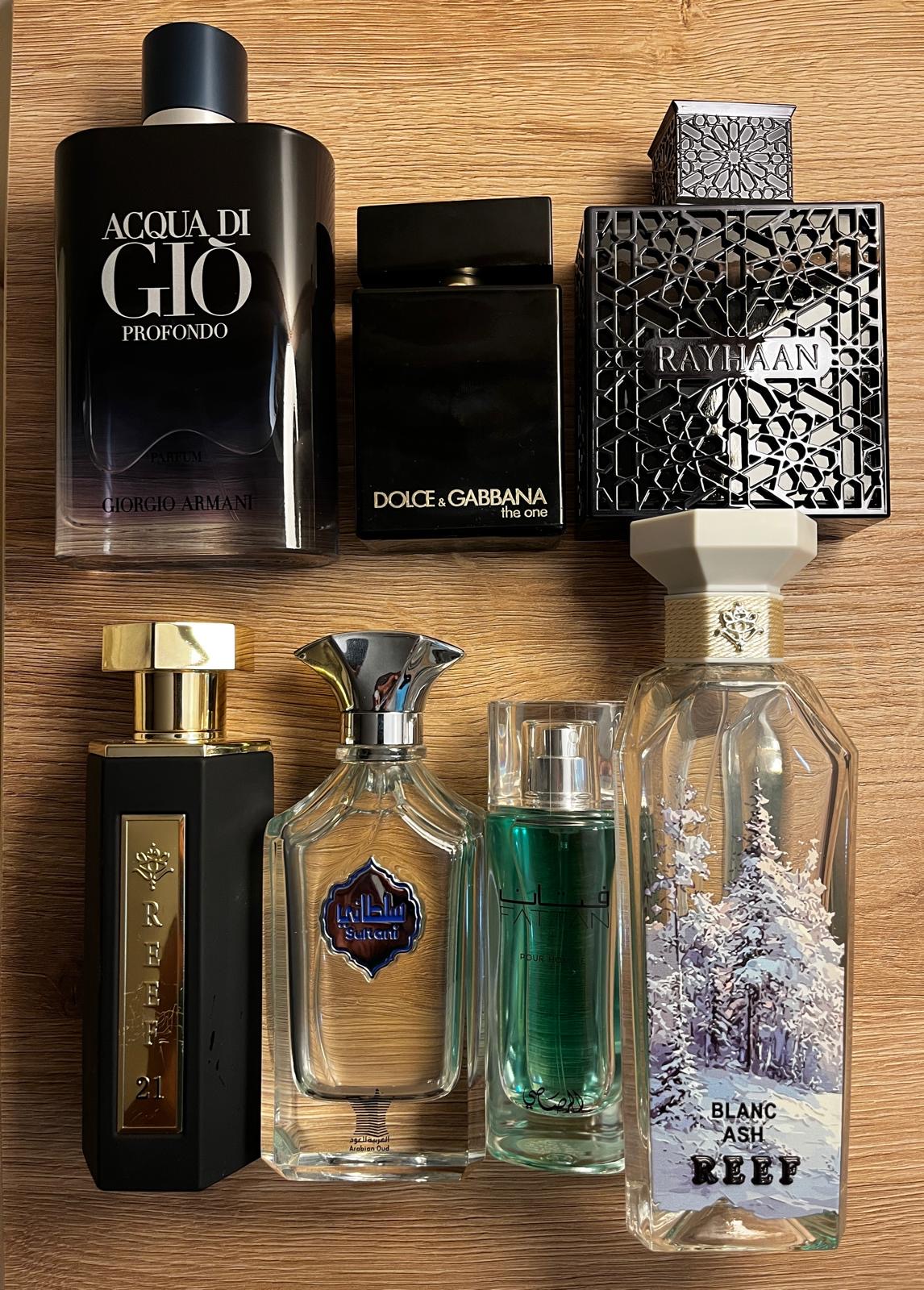 Acqua Di Gio, D&G The One, Arabian Oud Sultani - Image 1