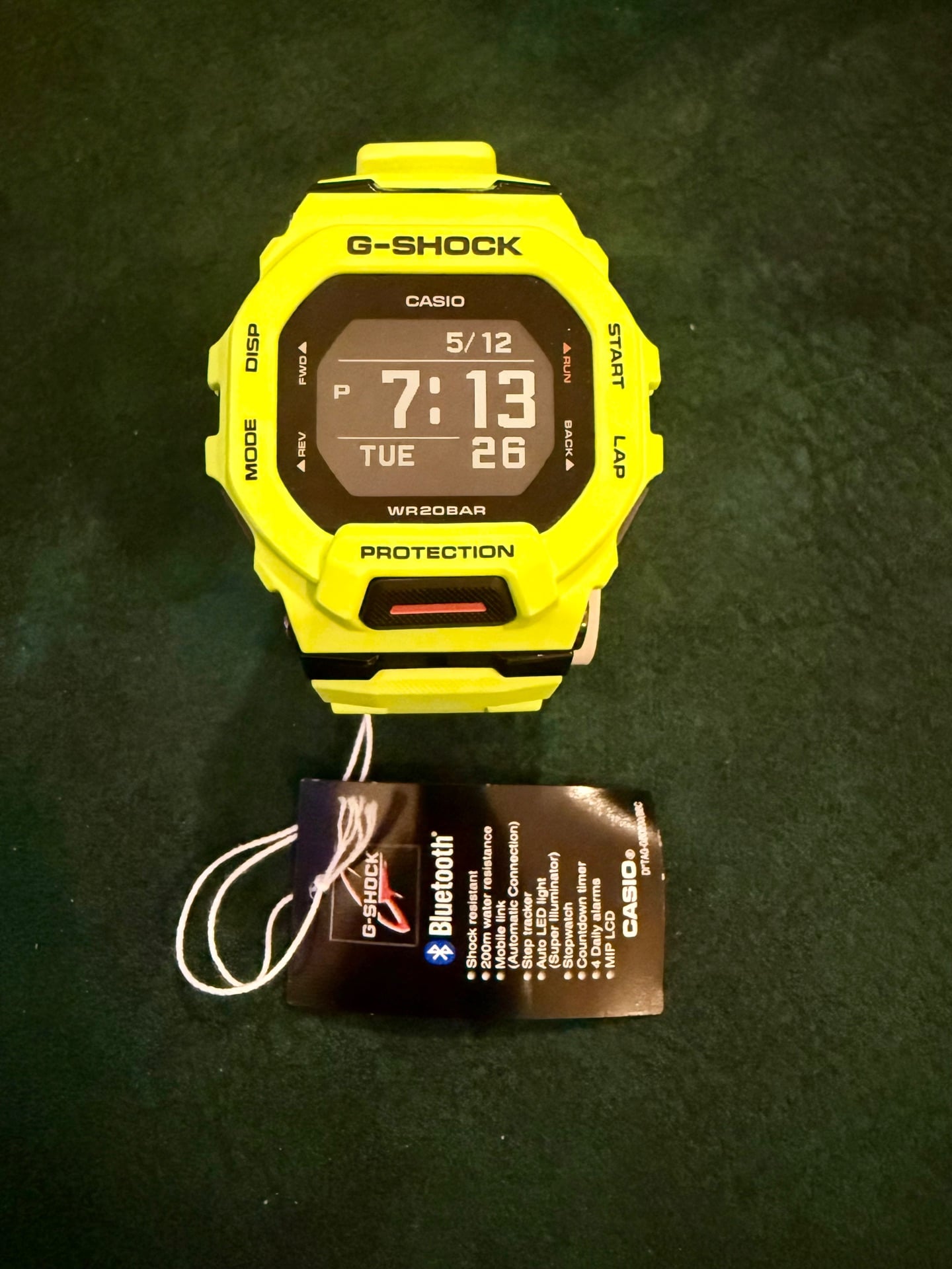 Brand new G-Shock GBD-200-9DR Neon Green / Lime color - Image 5