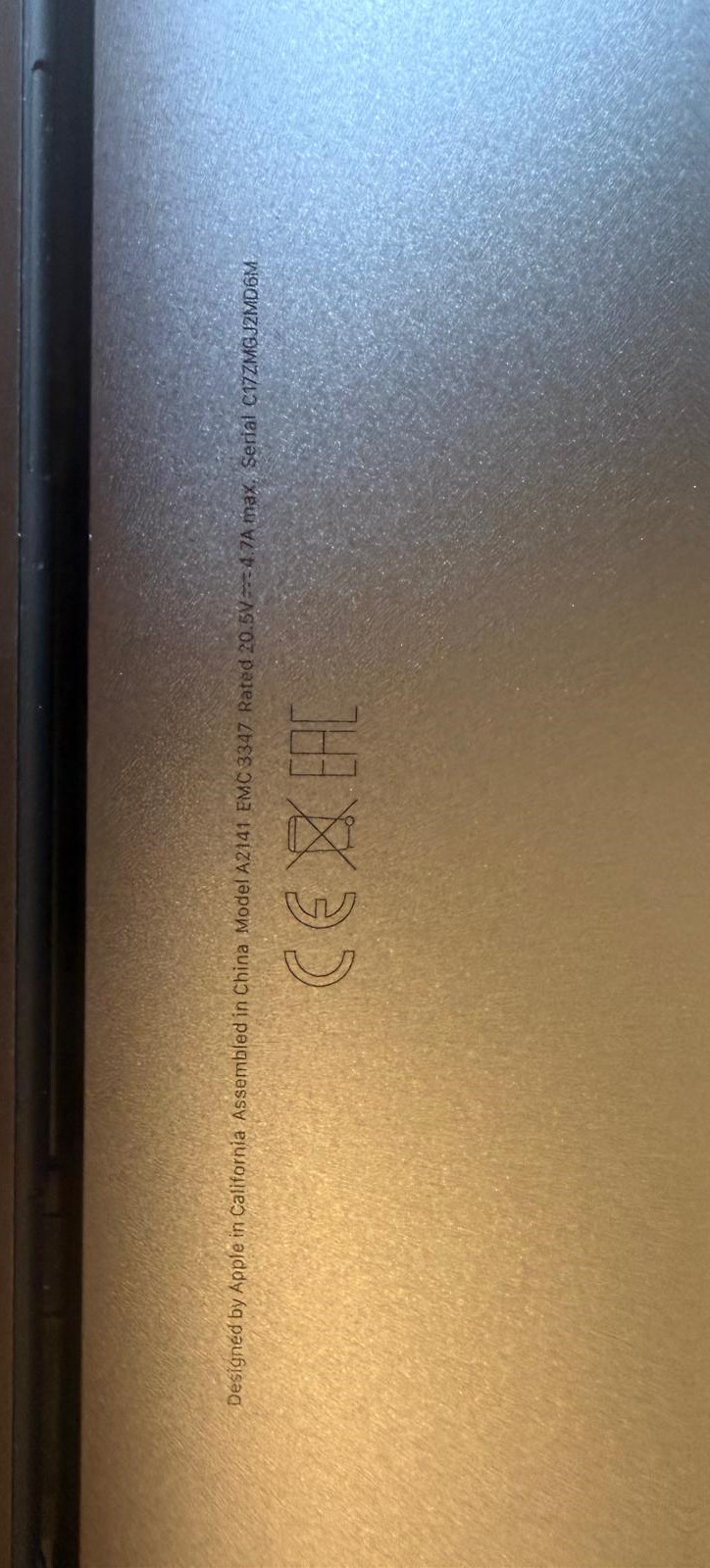 Apple MacBook Pro 16-Inch "Core i7" 2.6 2019 Space Gray - Image 7