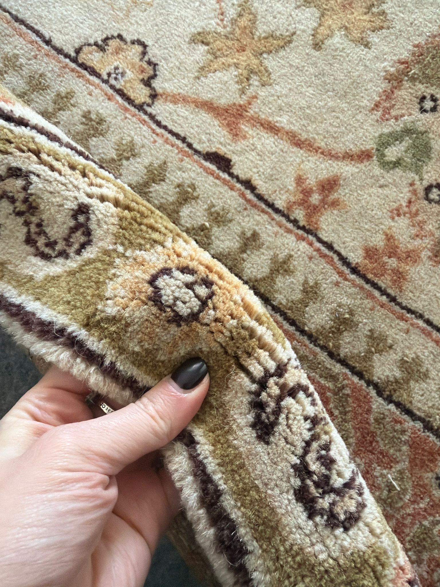 New Hand-Knotted Wool Oushak rug - Image 1