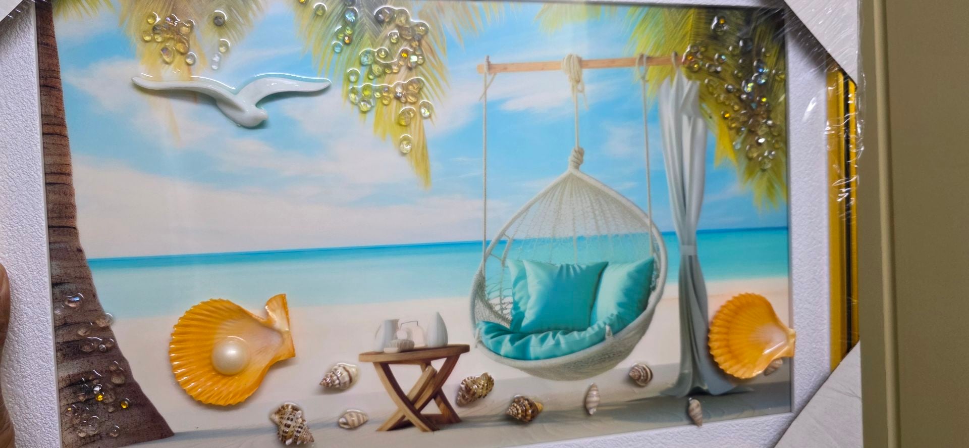 Elegant 3D Sea Shell Wall Art – Unique Home Décor Frame - Image 5