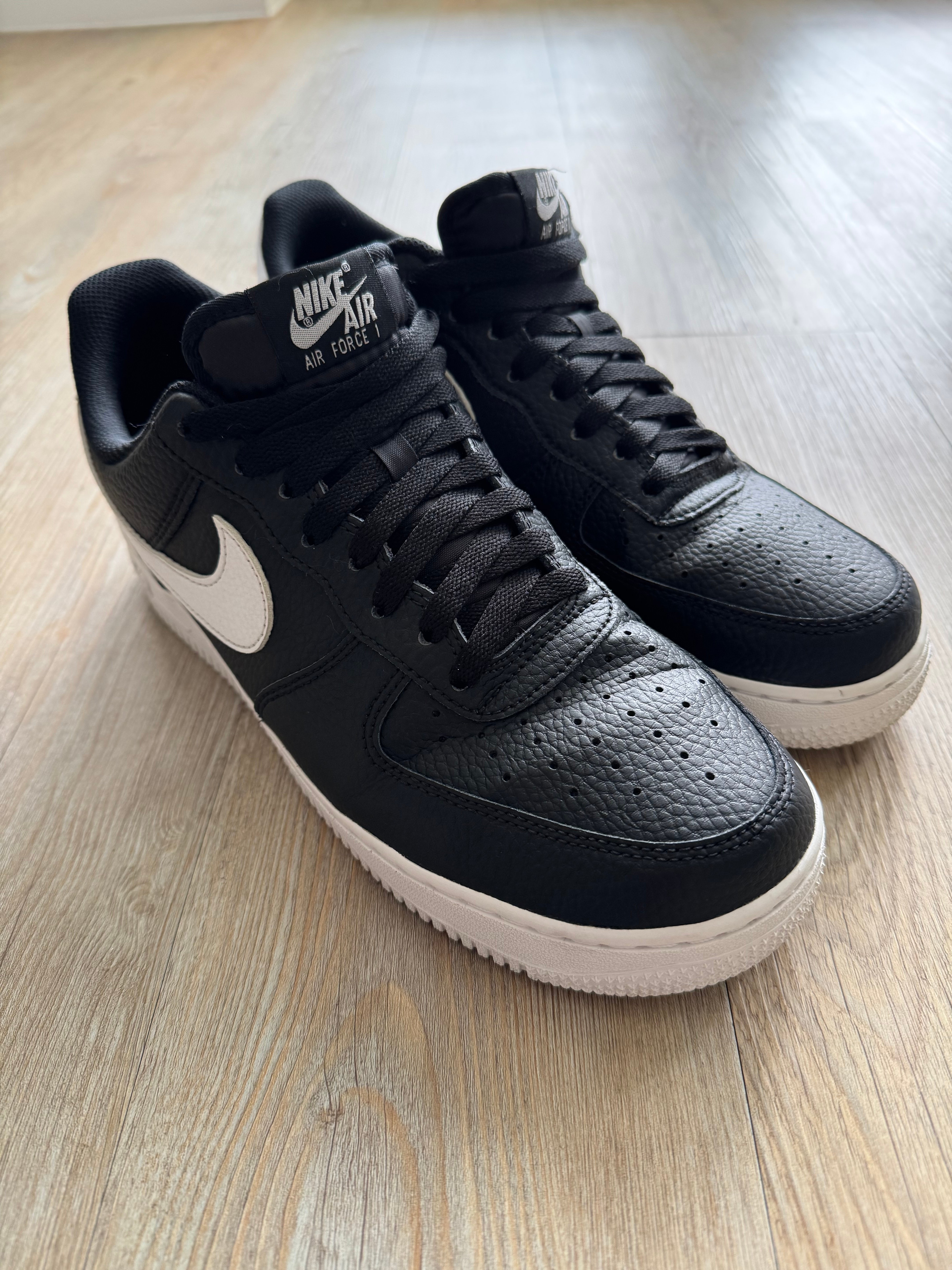 Nike Air Force 1 '07 Black on White - Image 2