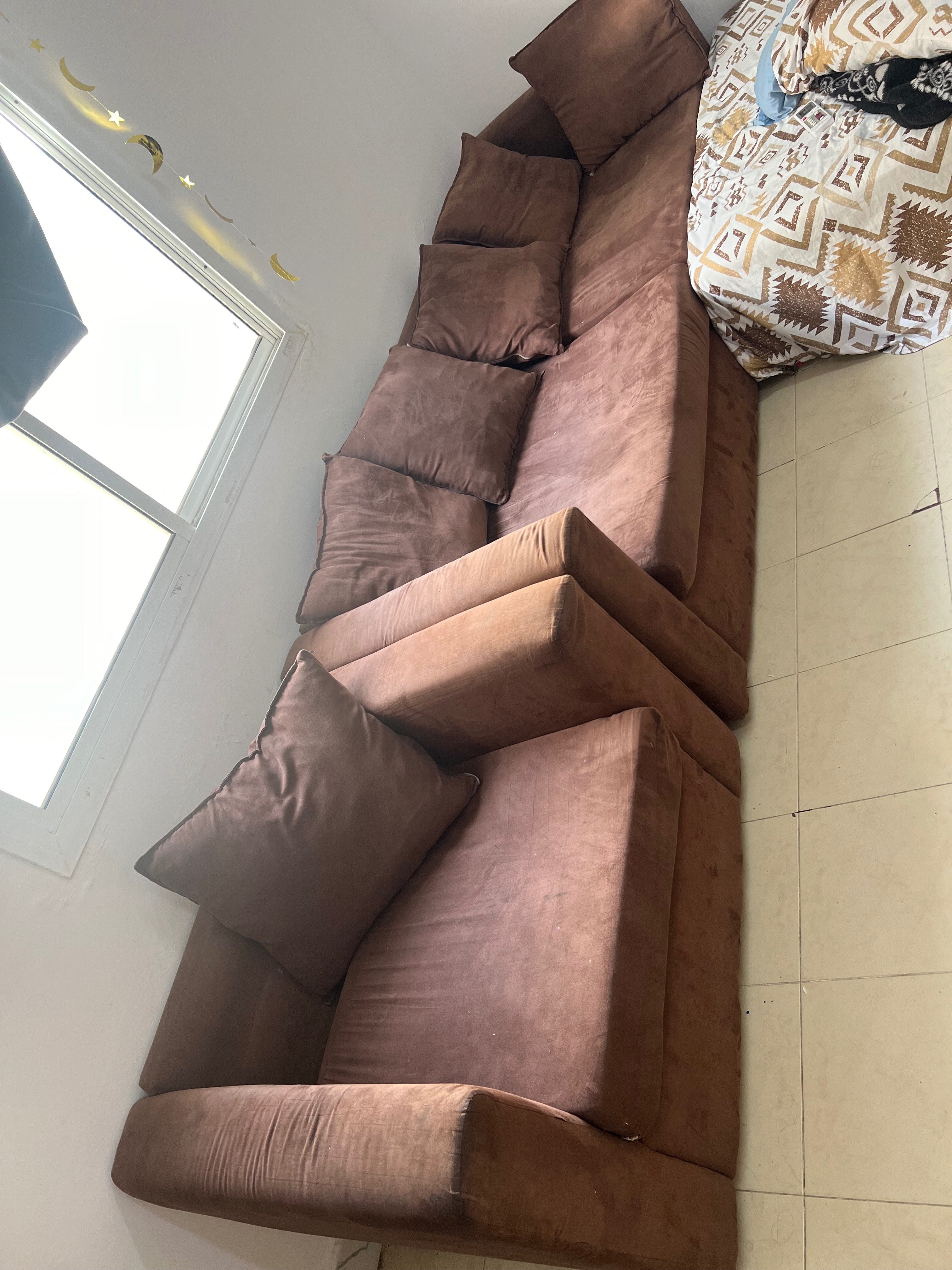 SALE Big sofa with cushions  - Image 6