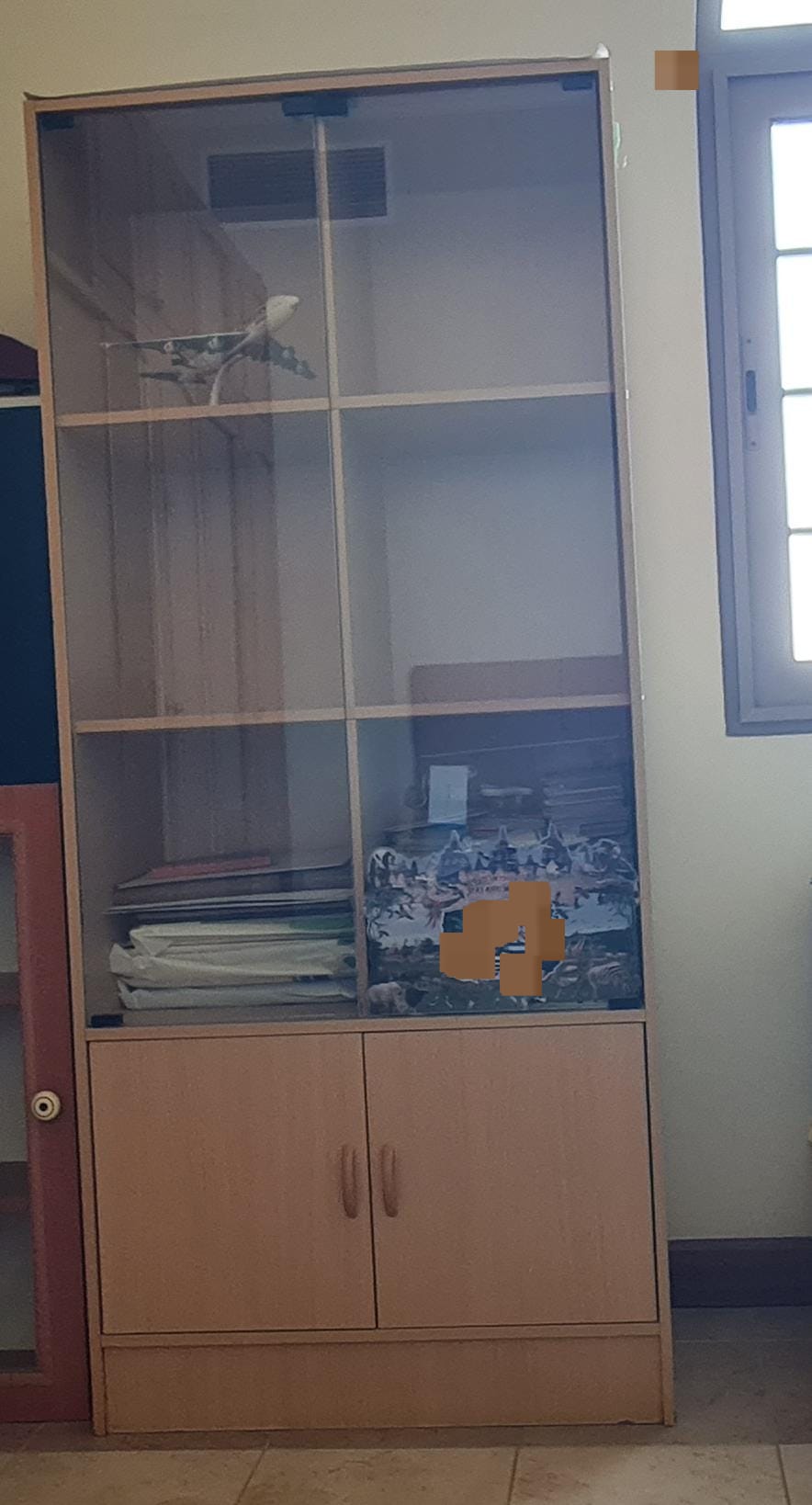 DISPLAY CABINET / BOOK SHELF For SALE - Image 2