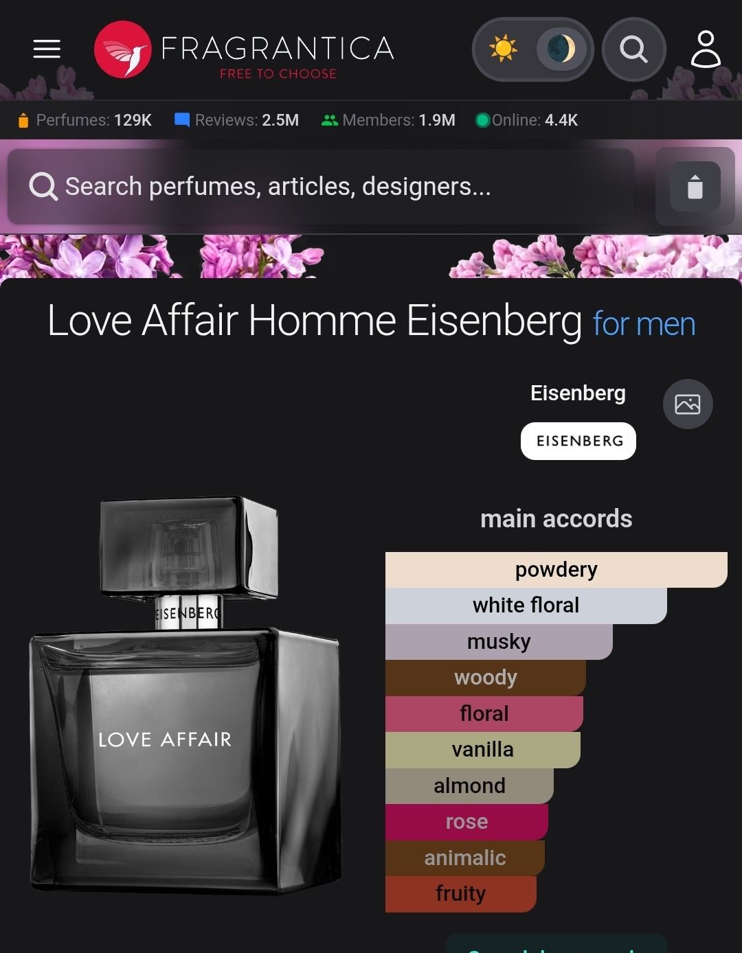 Eisenberg perfume, Love Affair and Diabolique. - Image 1