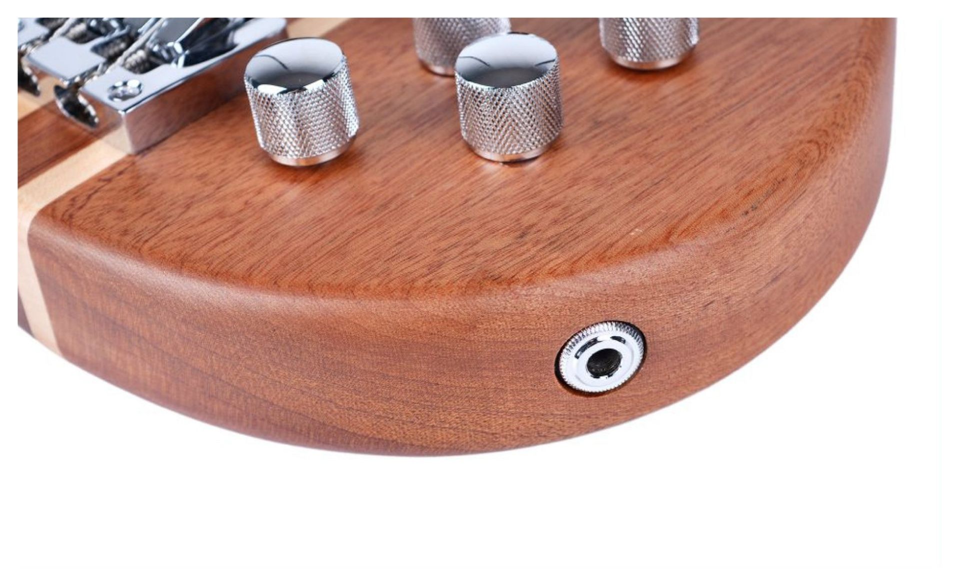 Stylish Wooden Bass Guitar 4Strings  - Image 8