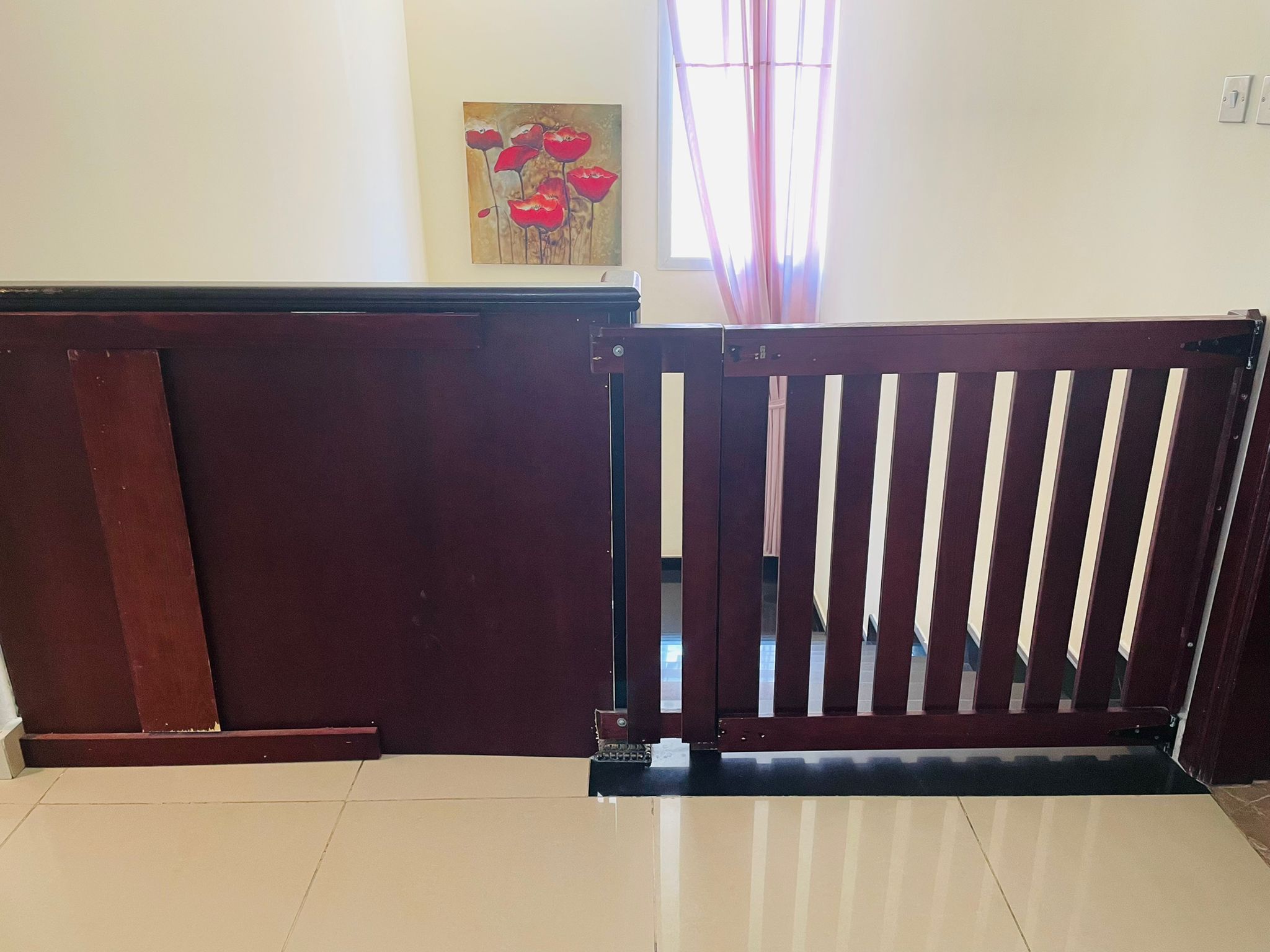 Superior Quality Wooden baby safety gates  - EXTENDABLE Qak wood - Image 2