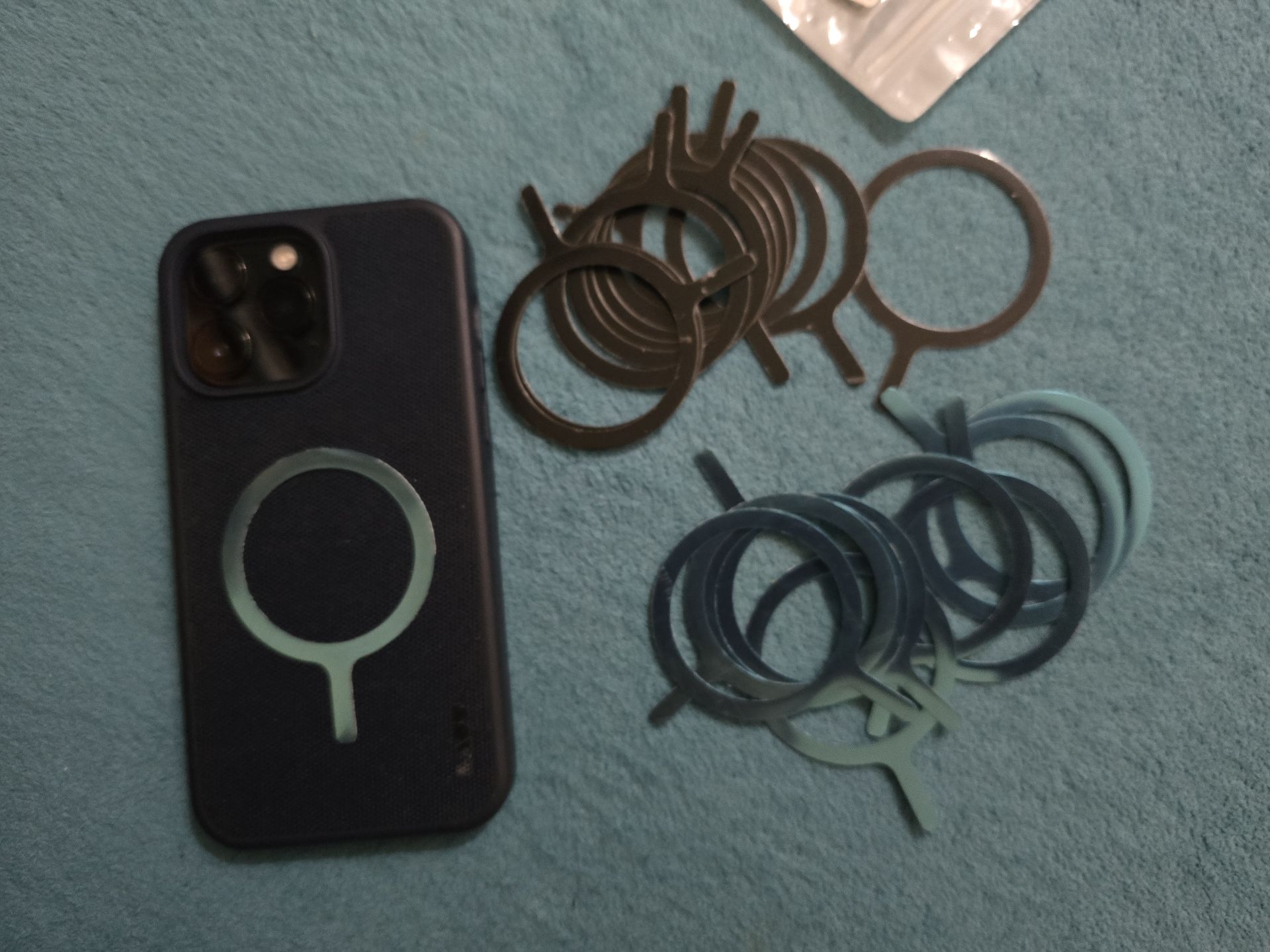20pcs New Ring Sticker for wireless charger magnetic rings - Image 2