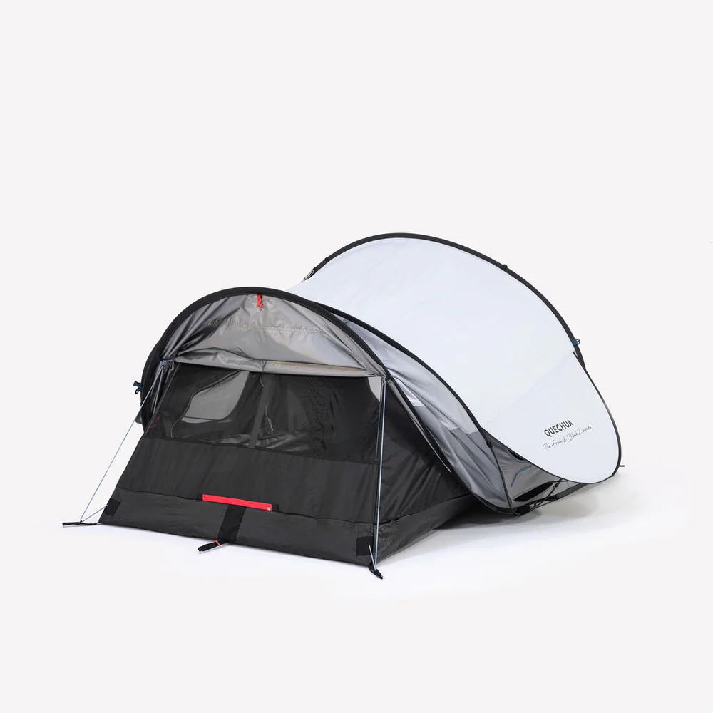 Decathlon Instant 2-person camping tent, 2 Seconds Fresh & Black - Image 3