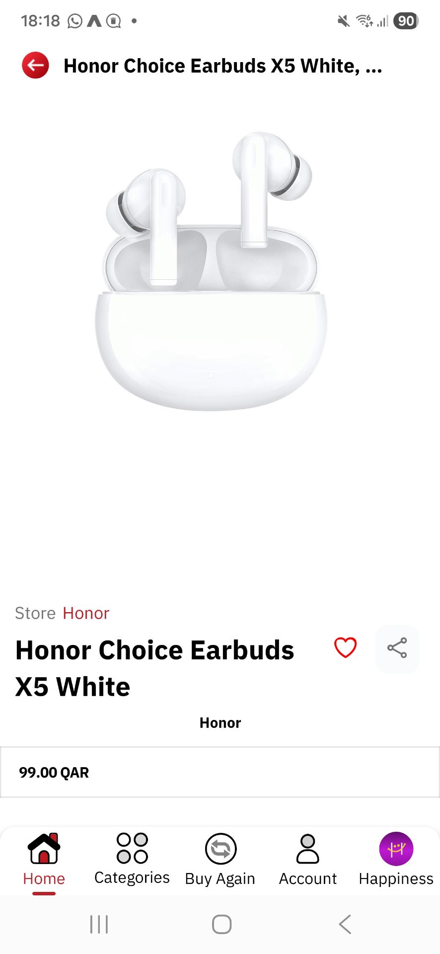 Earbuds HONOR NEW BOXED - Image 4