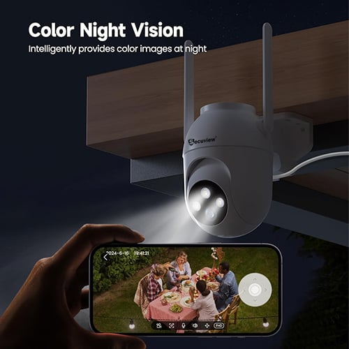 Secuview Weatherproof Outdoor Wi-Fi Security Camera  - Image 3