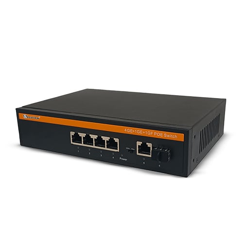 Secuview 65WPoE switch |4 PoE + 1 Uplink + 1SFP - Image 4