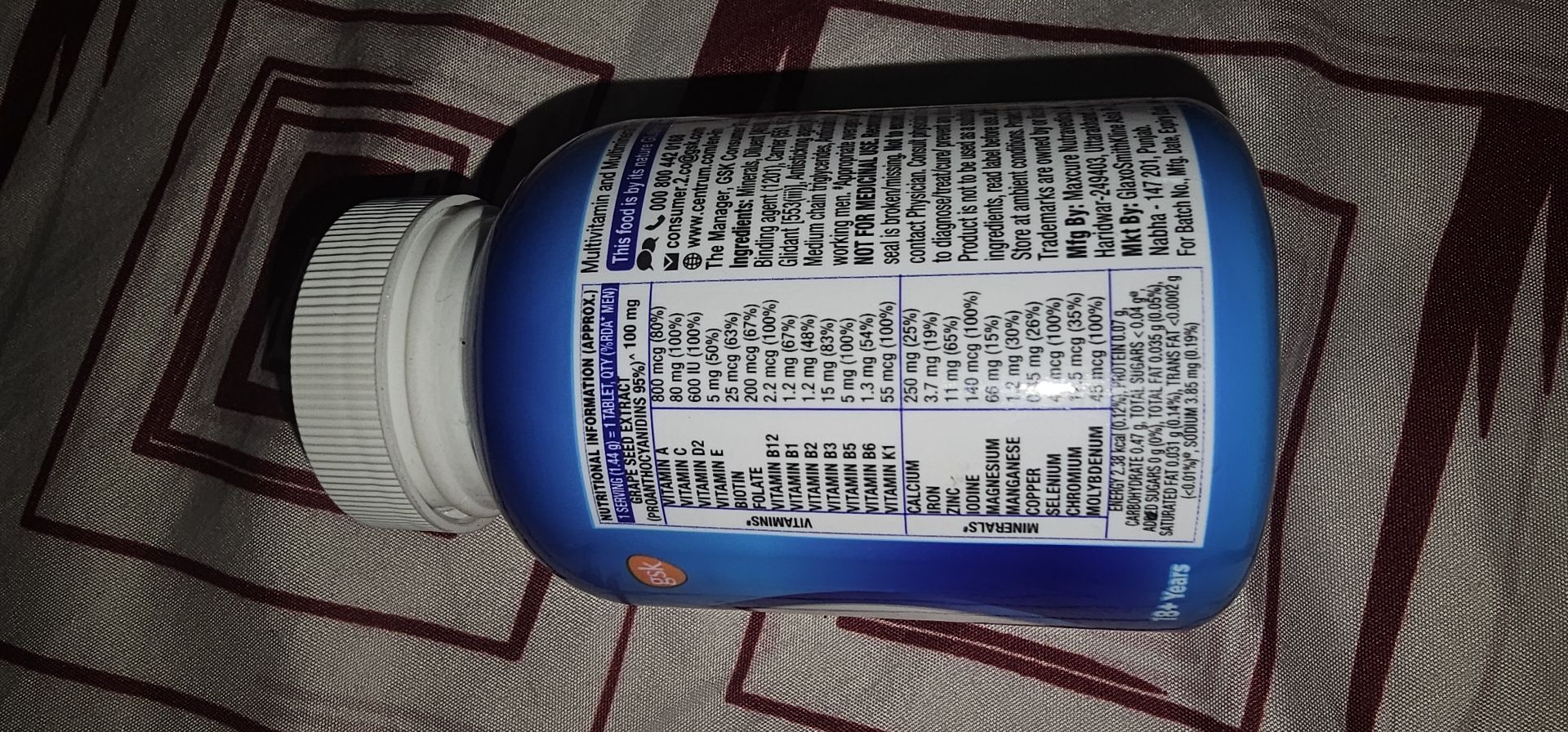 Centrum men multivitamin tablets 50 tablets - Image 2