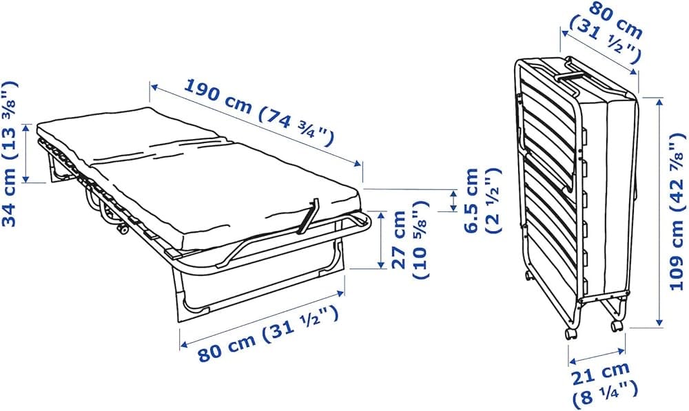 IKEA Guest Bed (Sandvika) - Image 3
