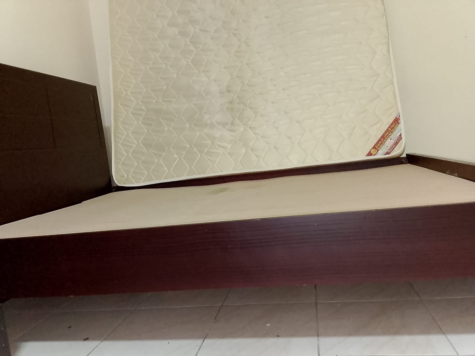 Double Bed with Mattress - Image 2