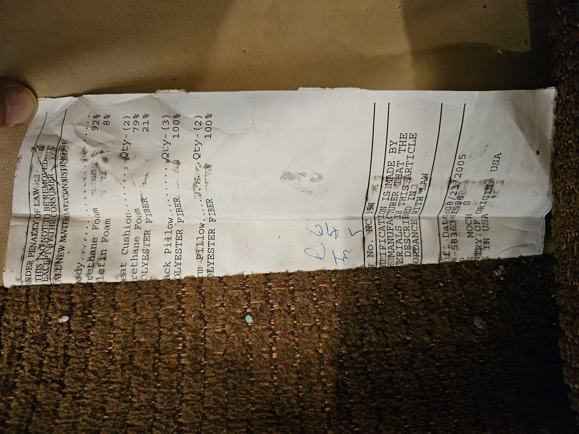3+2+2 Fabric Sofa Imported - Image 6