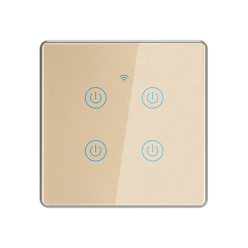 Secuview Four Gang Wi-Fi Remote Control Smart Switch With Metal Border - Image 4