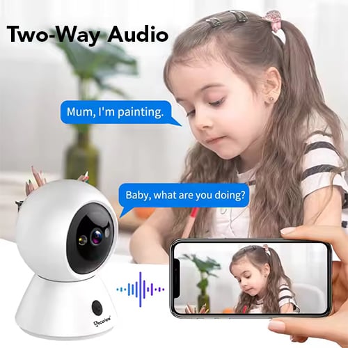 Secuview WiFi Indoor 2K PTZ Baby Monitor Camera - Image 7