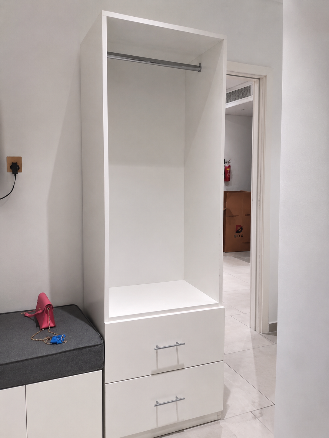 Open Wardrobe with 2 Drawers - Image 3