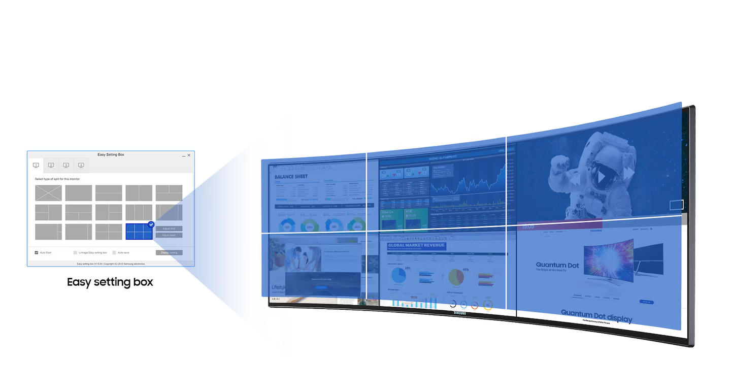 49-inch ultrawide QLED curved 144HZ monitor Samsung C49HG90DMN - Image 6