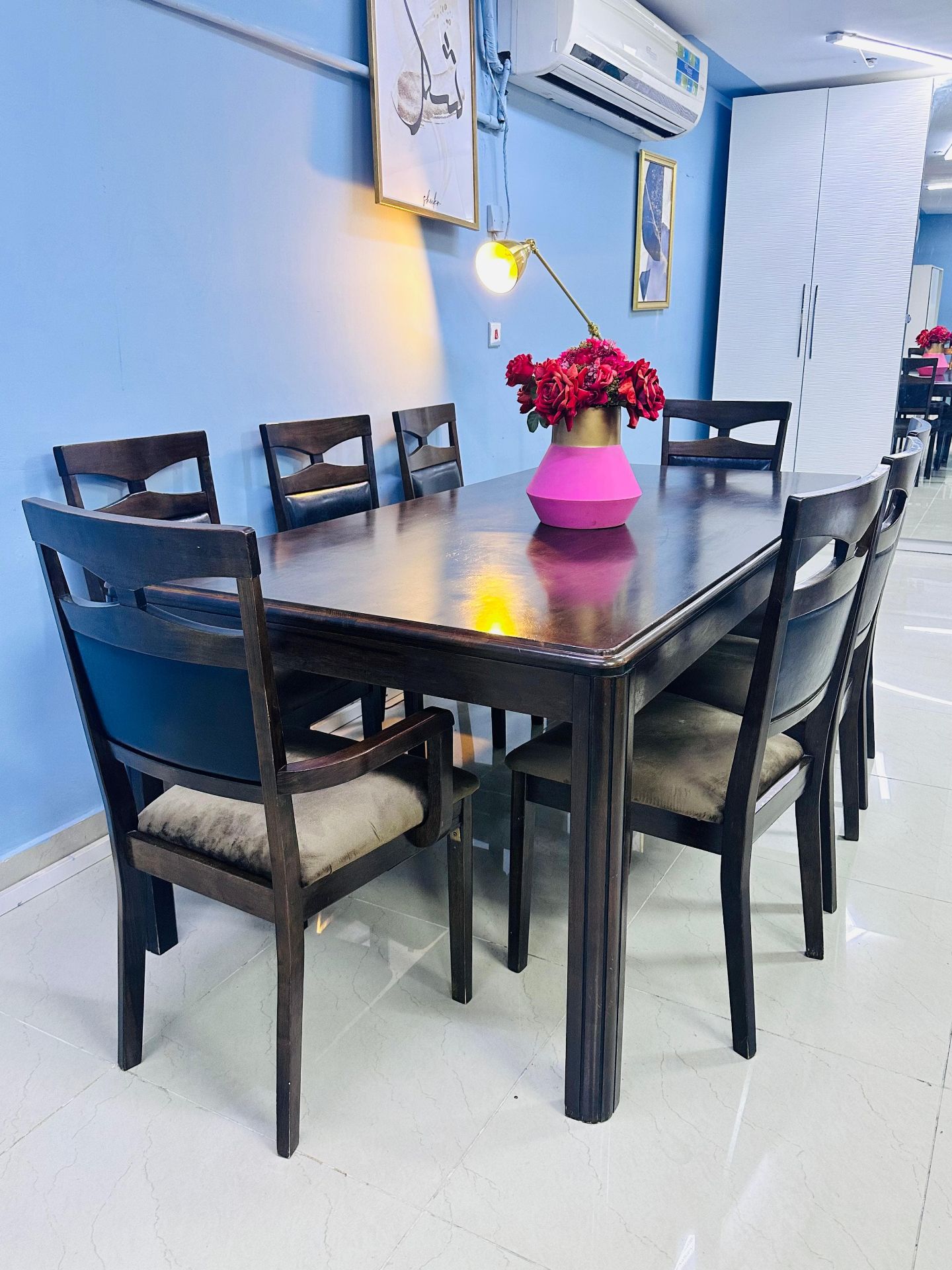 💥Like new condition Homecenter brand 8 chair dining table for sell - Image 6