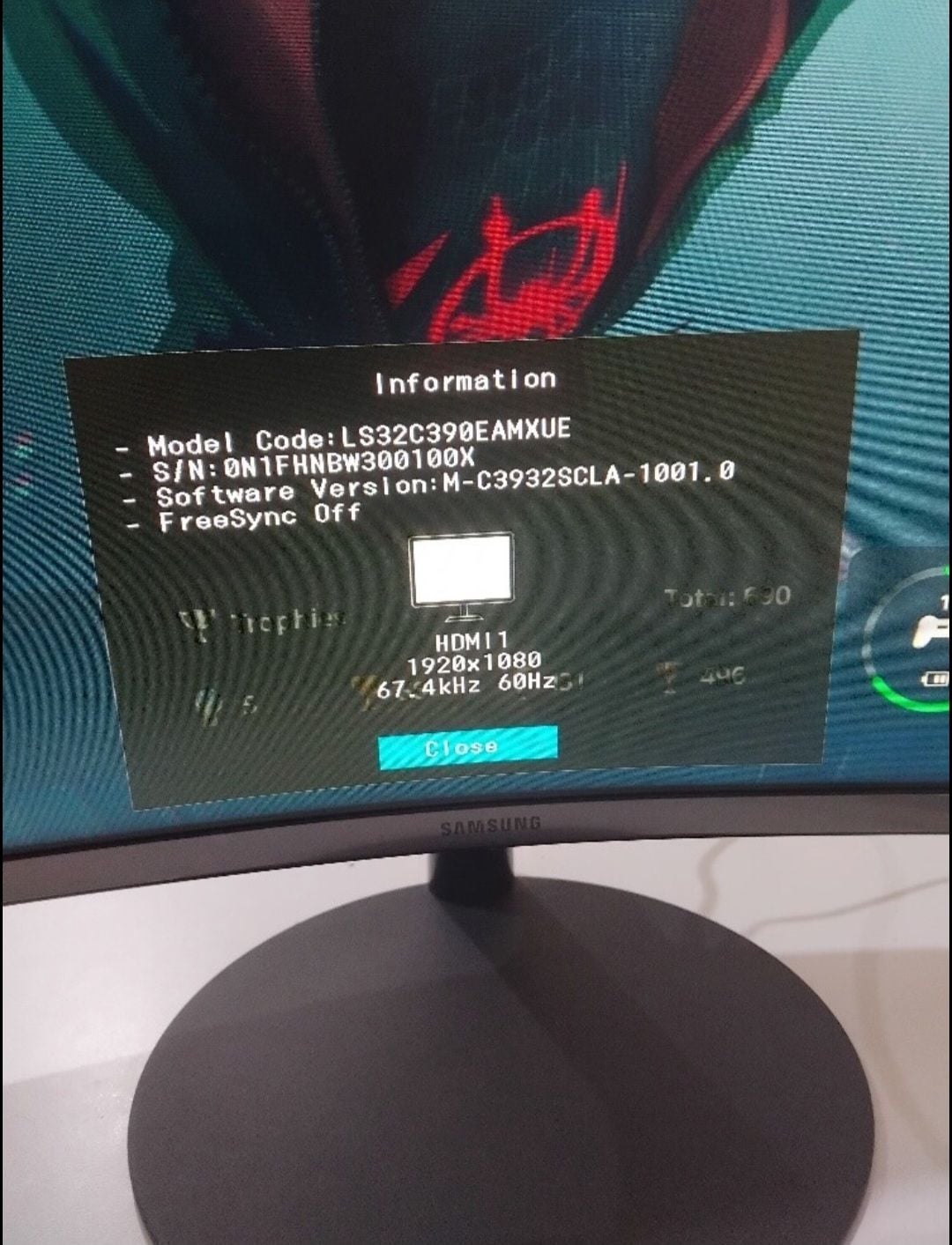Samsung Essential S3 32” Curved FHD 
Monitor
 - Image 3