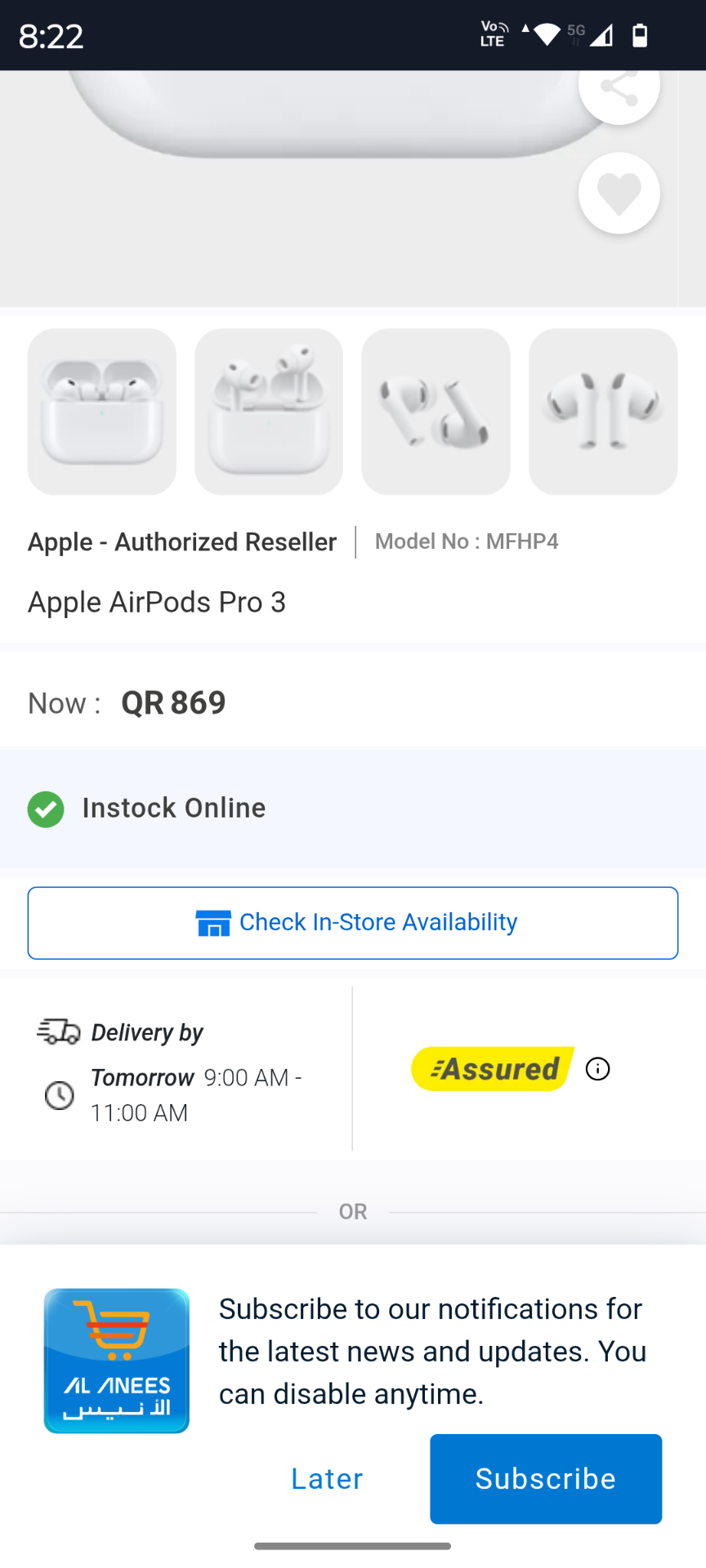 Apple Airpods pro 3  - Image 2