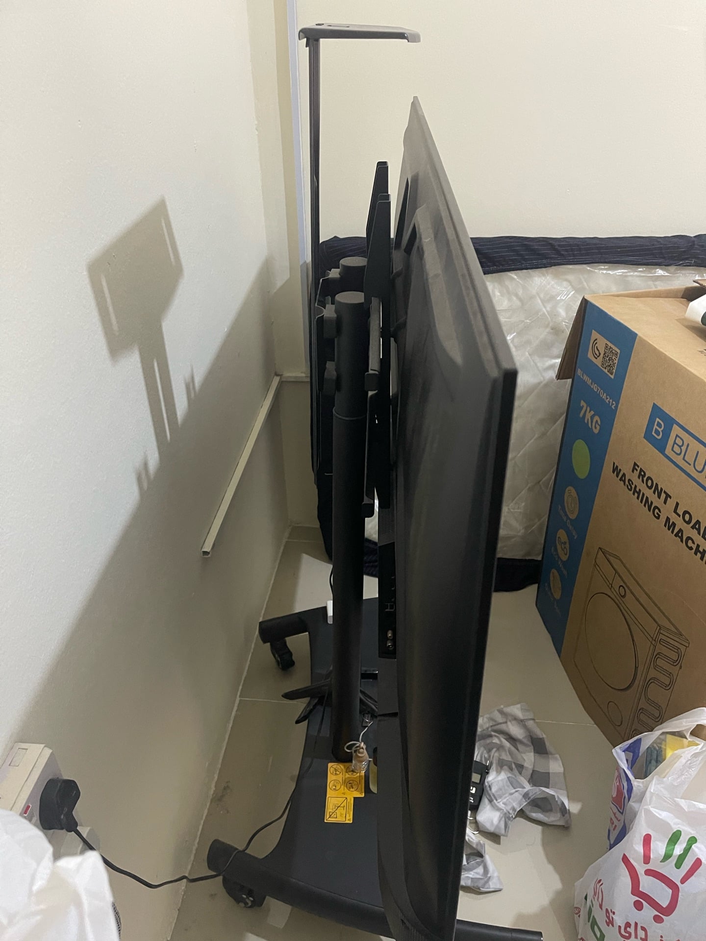 55 INCH TV WITH STAND - Image 1