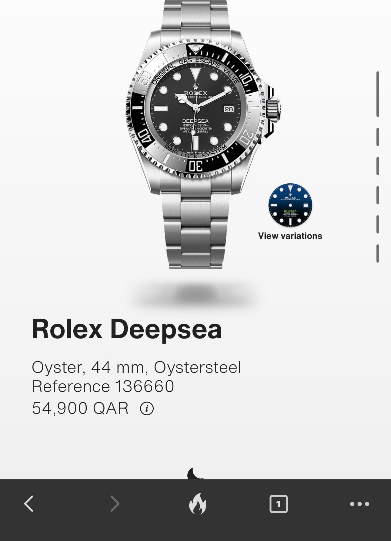 Rolex deepsea 2019 ref 126660 black. No scratches or use of wear. Like new - Image 7