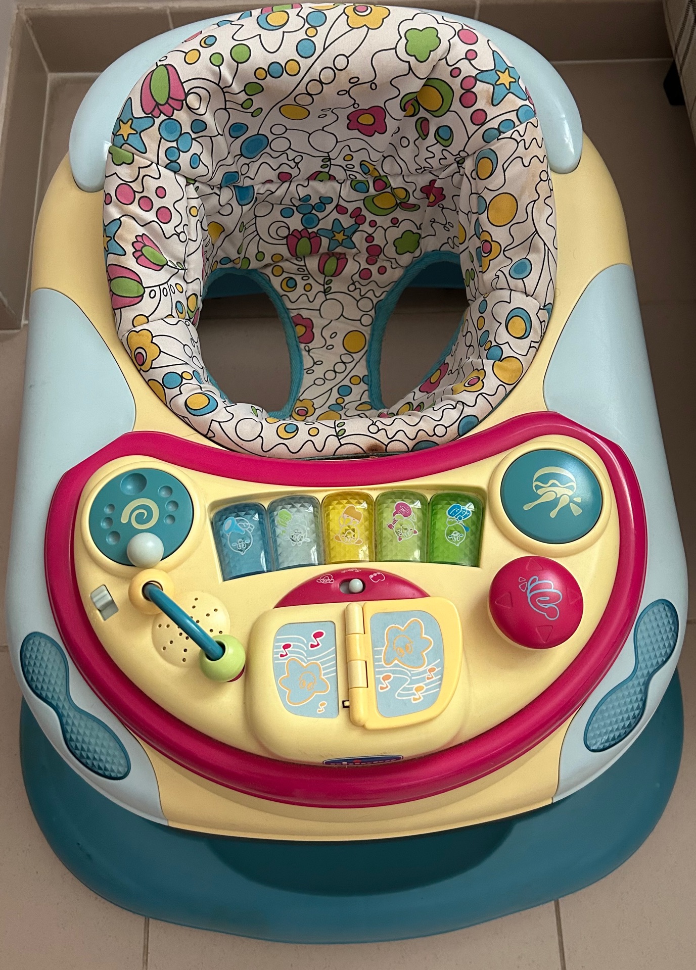 Juniors Pram and Chicco Baby Walker  - Image 2