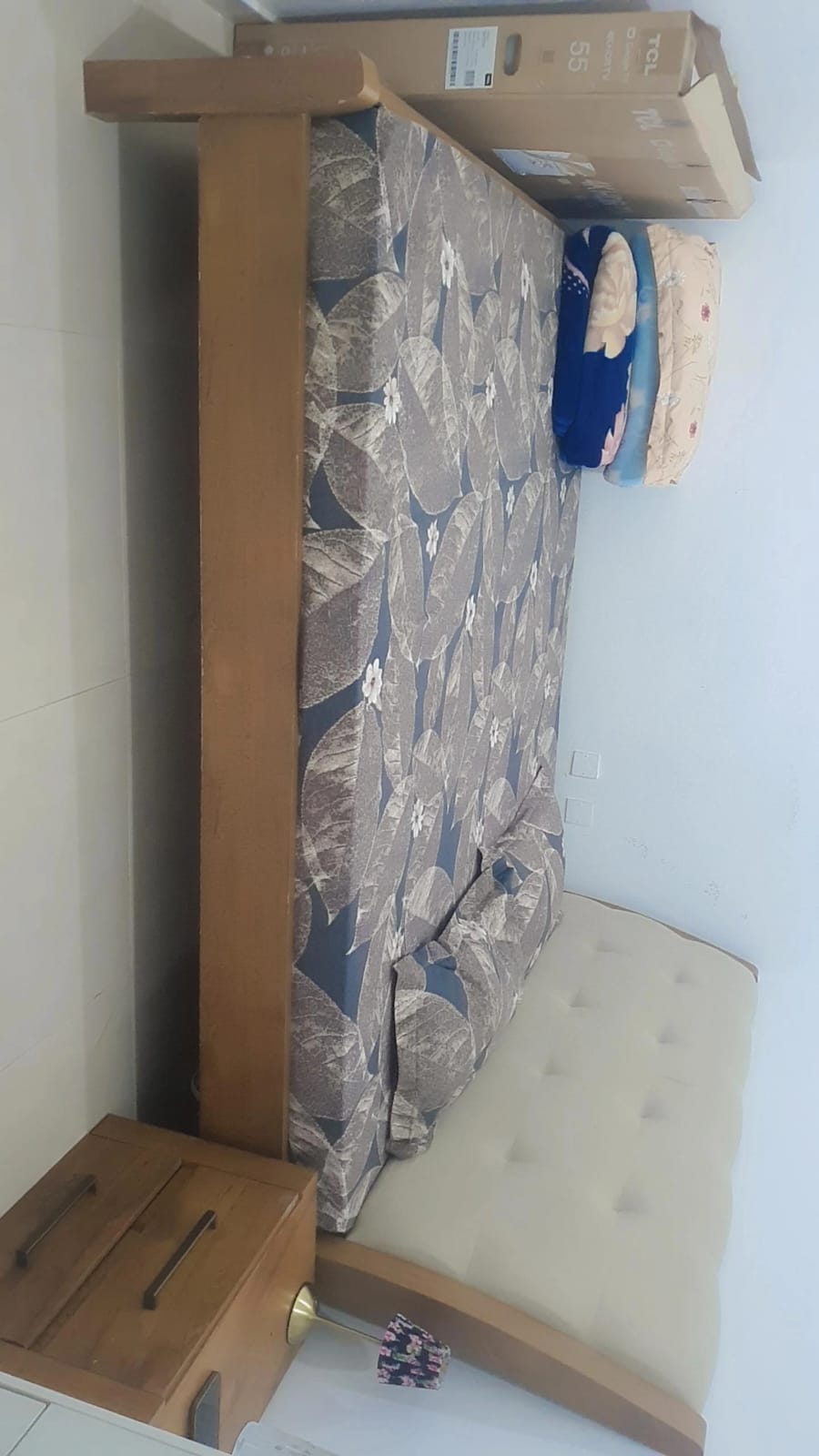 bed with mattress - Image 2