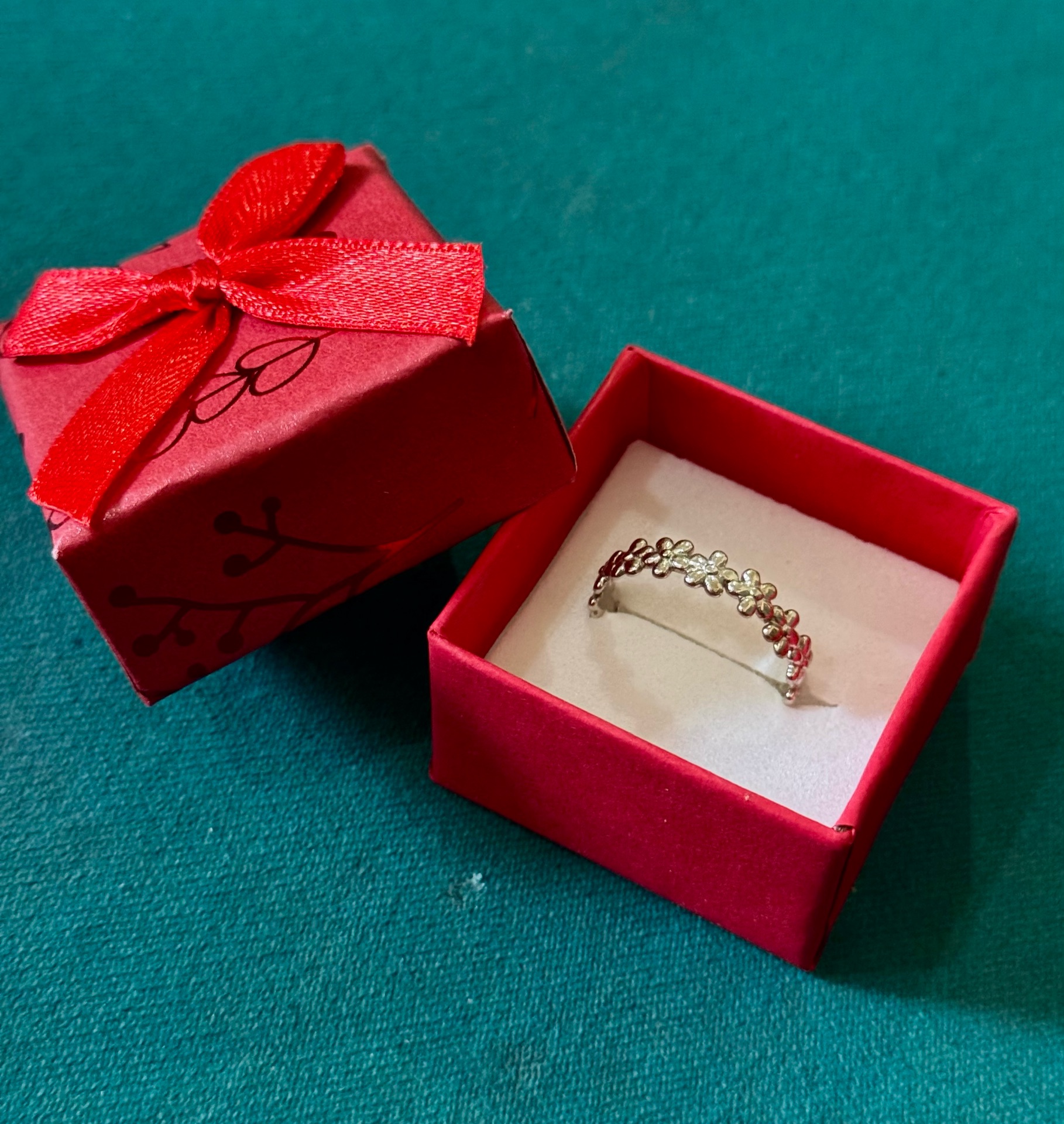 925 Sterling Silver Flower Ring for Women - Image 2