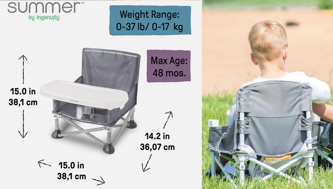 Summer Pop N Sit Folding Compact Booster Seat for Babies & Infants up to 3 years - Image 7