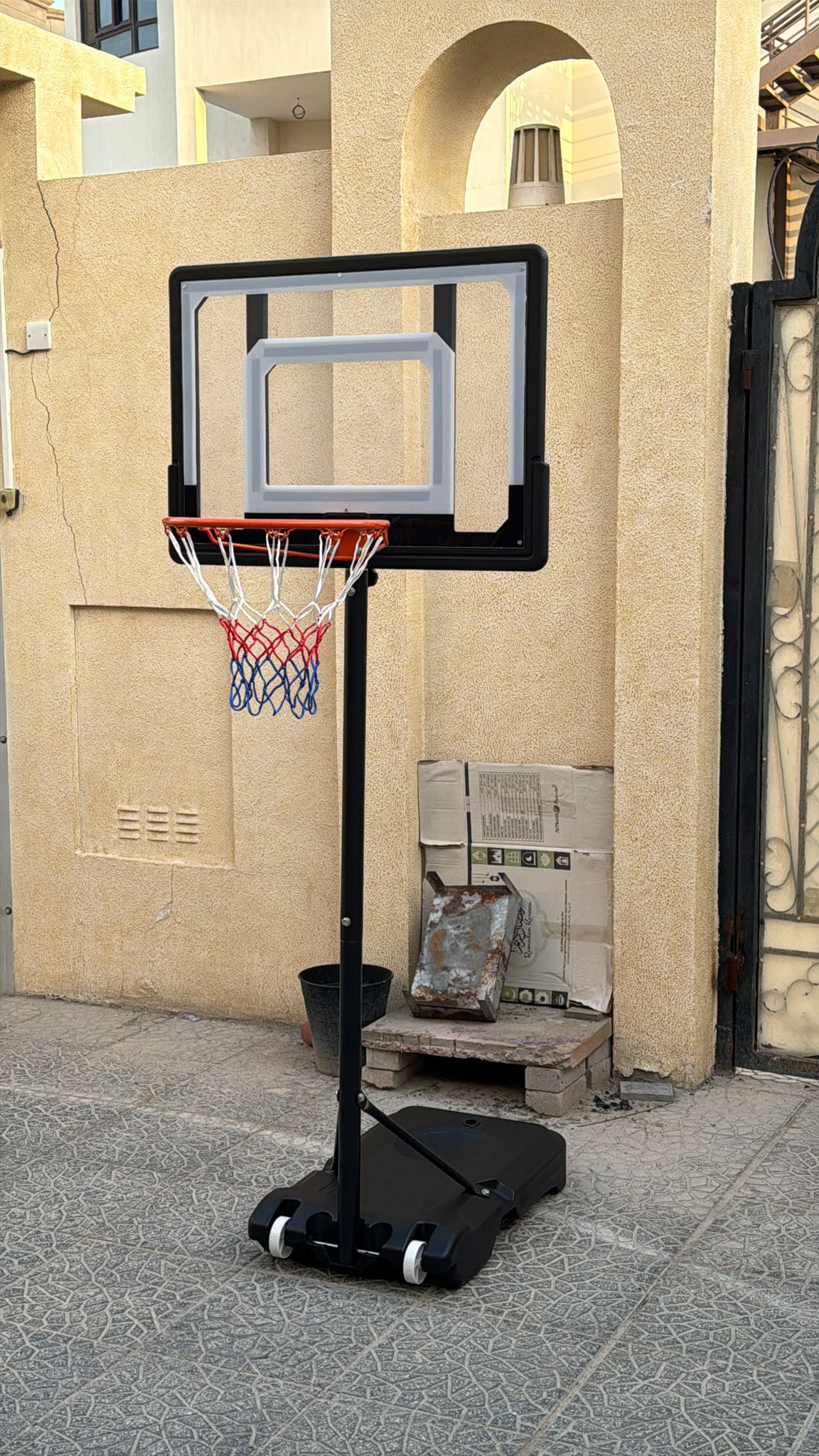 basketball hoop with adjustable height for kids and adult - Image 1
