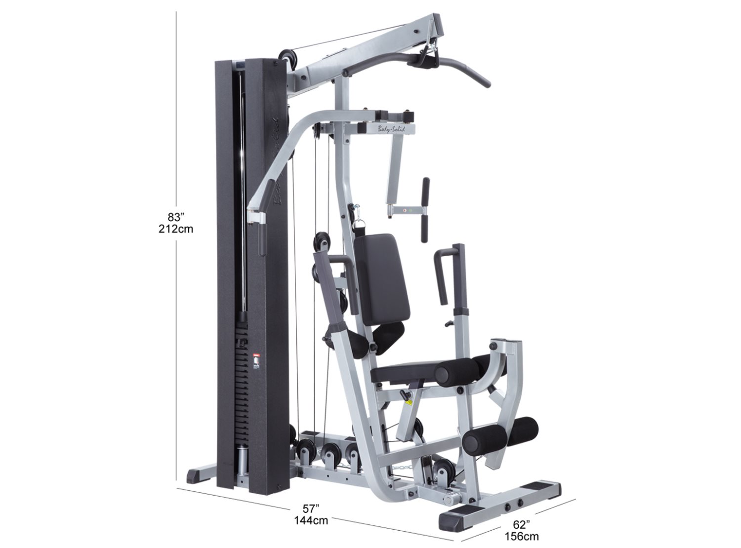 جهاز رياضي هوم جيم كامل / full body home gym bodysolid exm2000s  - Image 3
