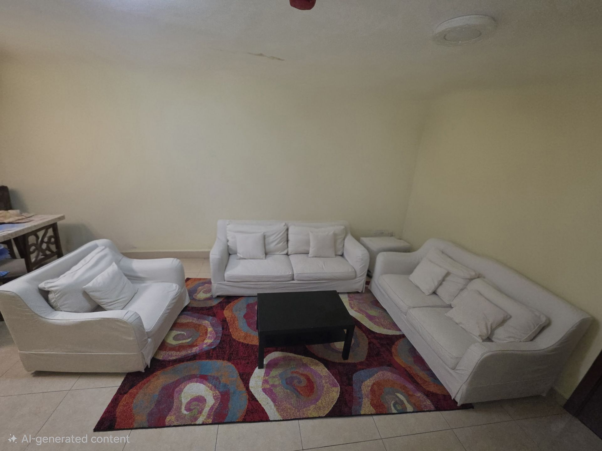Home Centre 6 Seater Sofa Set - Image 5