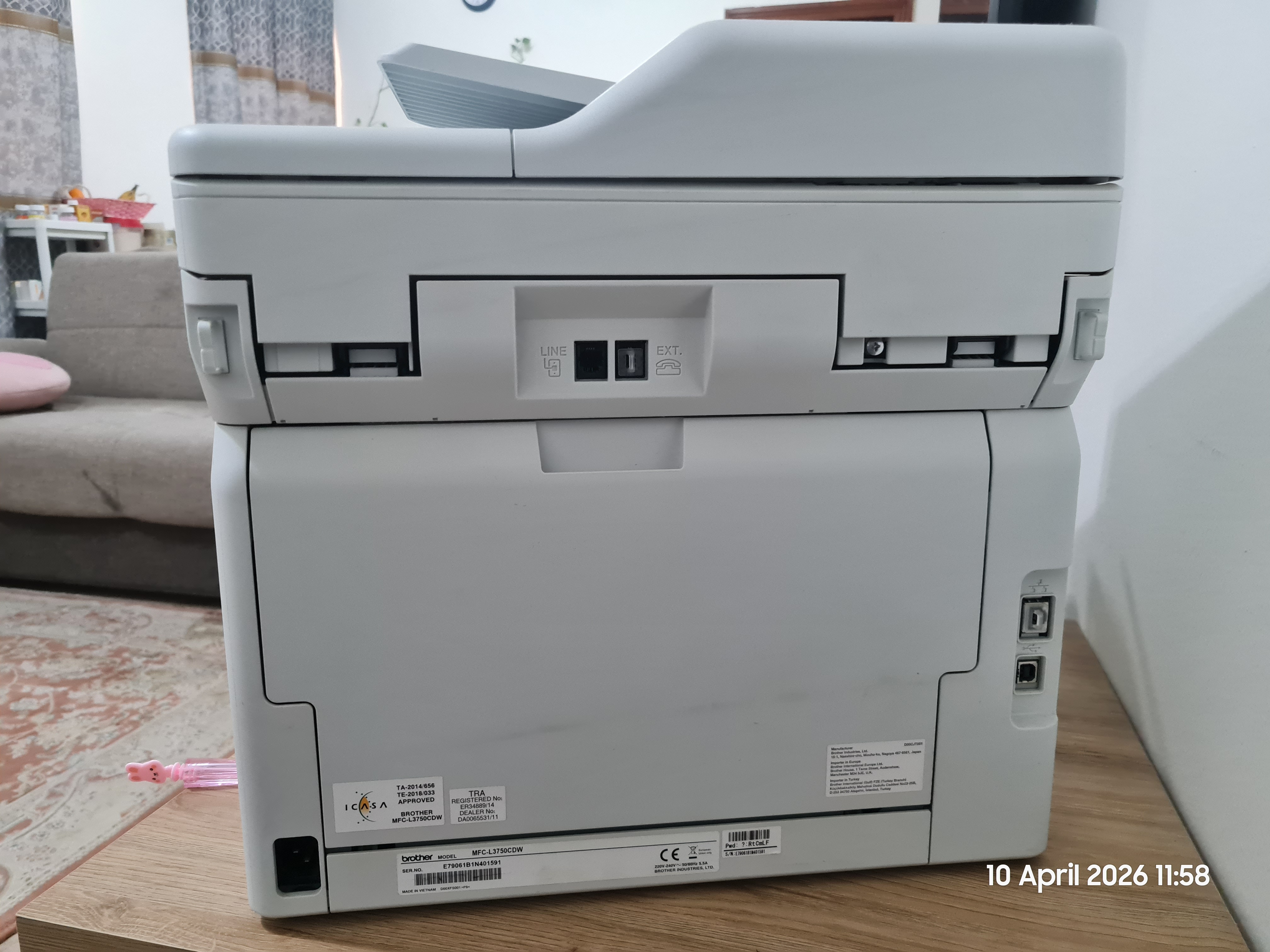 Brother Printer MFC-L 3750CDW - Image 4