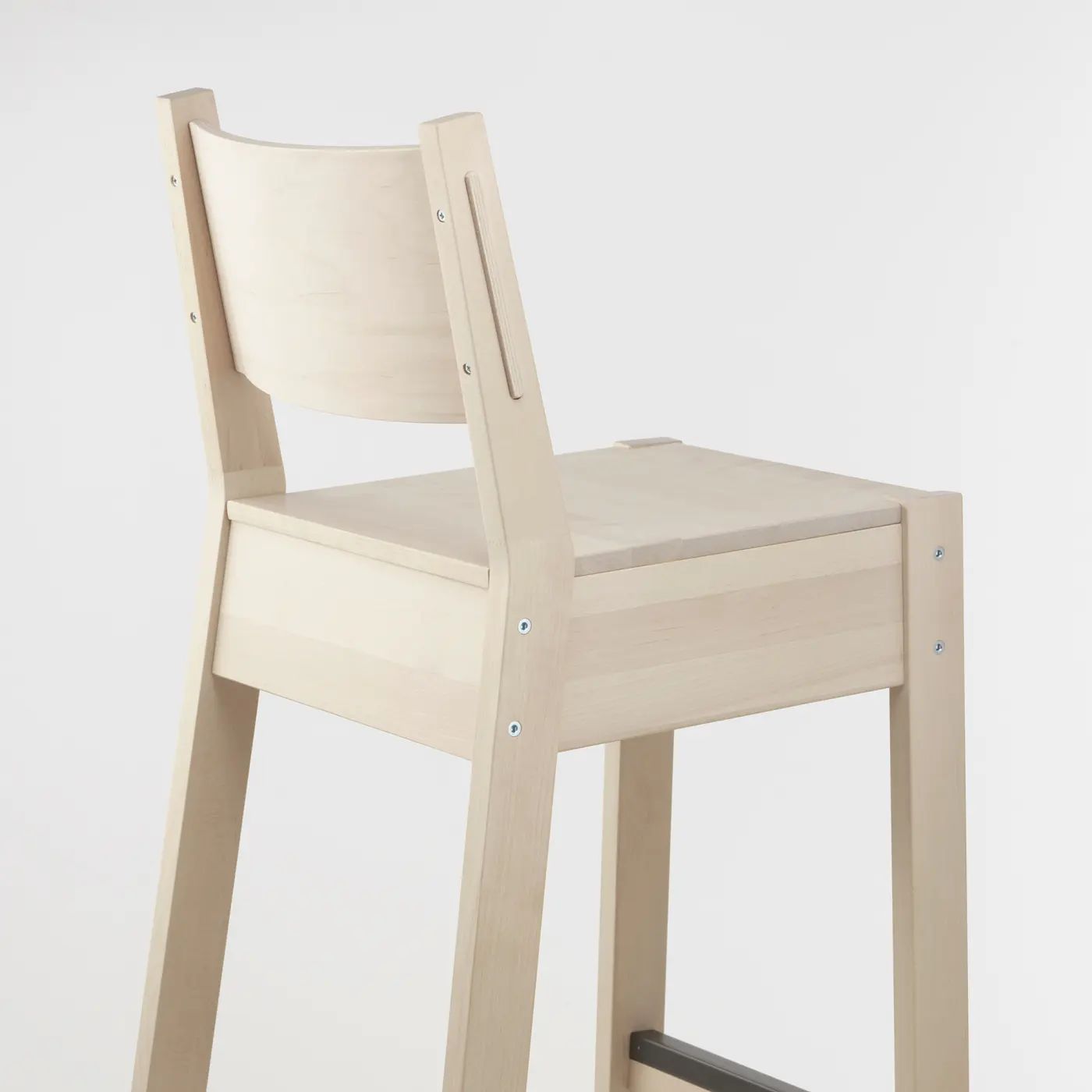كرسي بار IKEA NORRÅKER مع مسند ظهر - Image 6